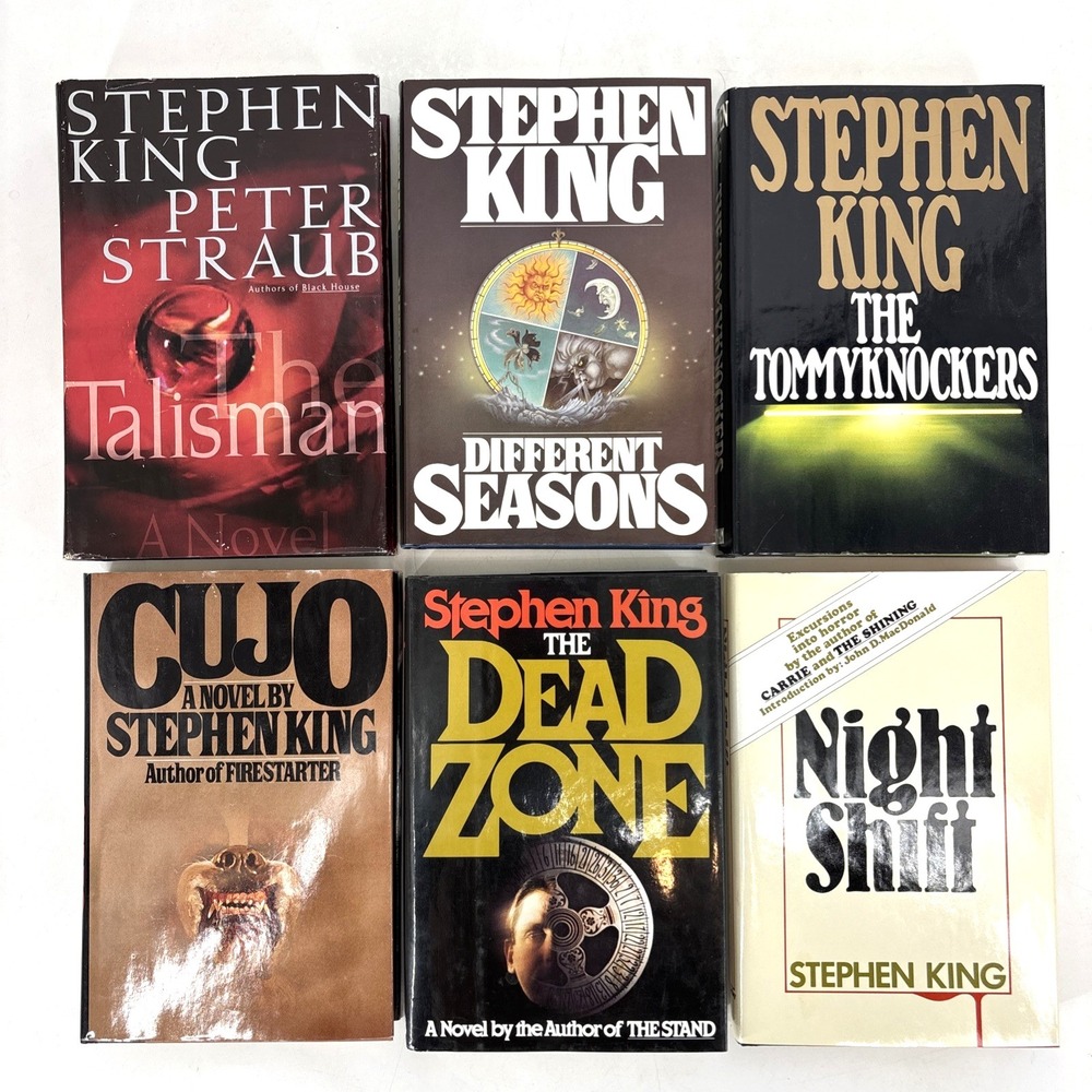 Lot of 6 Stephen King Book Club Edition Night Shift Dead Zone Cujo Seasons Tommy - Picture 2 of 10